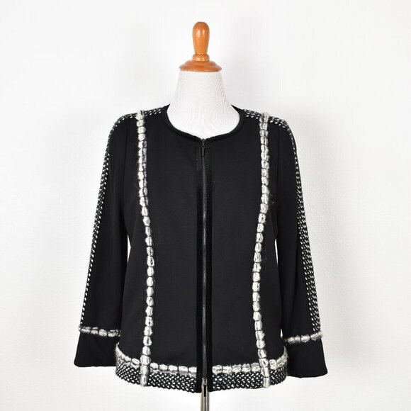 Escada Jackets & Blazers - Escada Jersey Jacket Blazer Black - 44